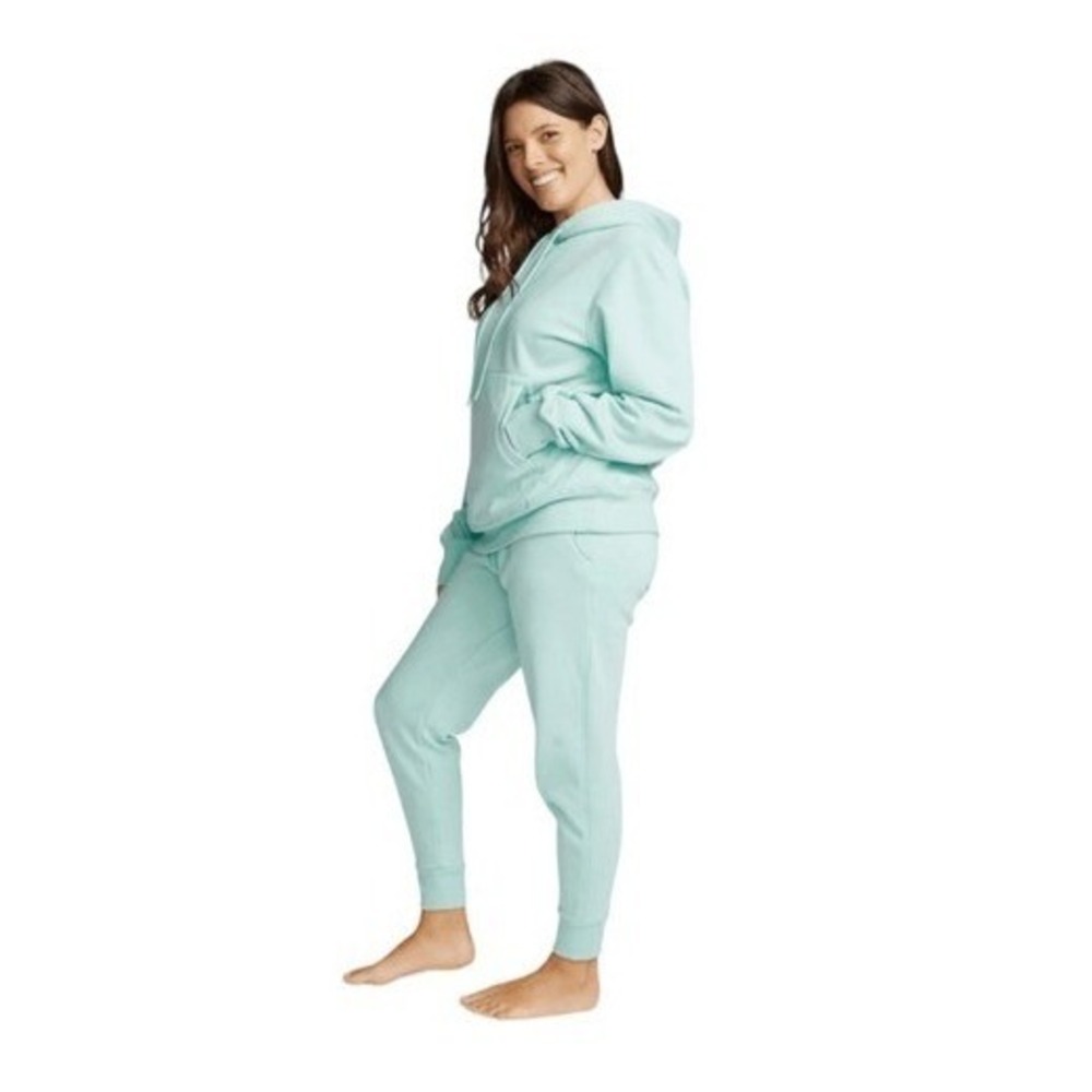 Jambys The No-Jogging Jogger Sweatpants‎ Mint Green Chilluxe Fleece DAMANGED XS